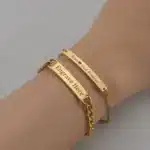Bracelet couple personnalisable 4