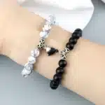 Bracelet couple distance aimanté 2