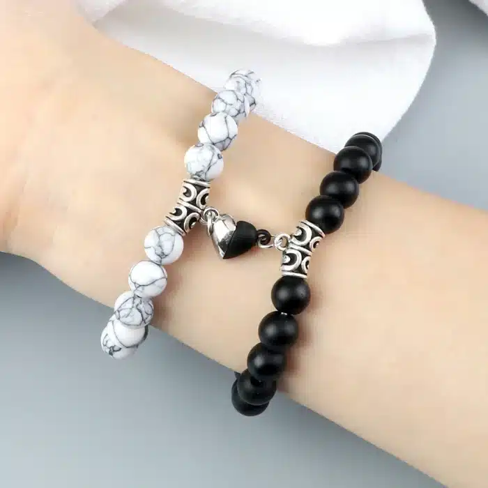 Bracelet couple distance aimanté 2