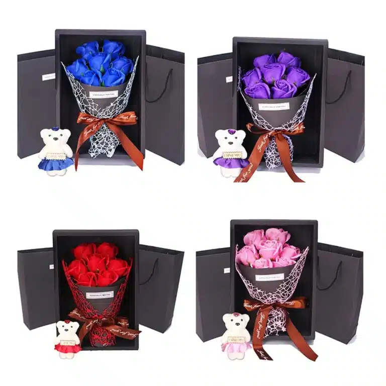 Bouquet de rose éternelle personnalisée 5