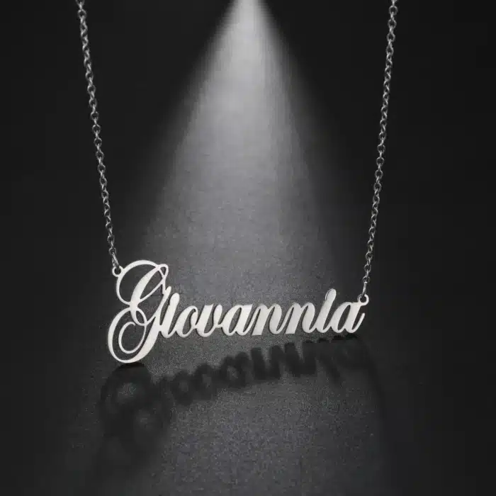 Collier couple personnalisé prénom 2