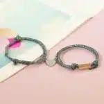 Bracelet couple aimanté coeur 1