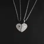 Collier coeur separable couple 2