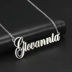 Collier couple personnalisé prénom 1