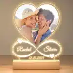 Lampe personnalisée couple photo 1