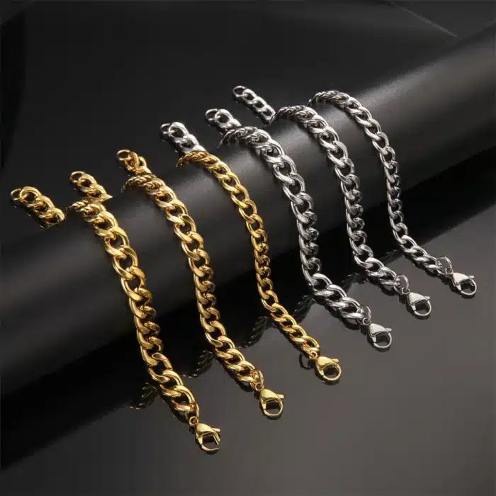 Bracelet couple acier inoxydable 2