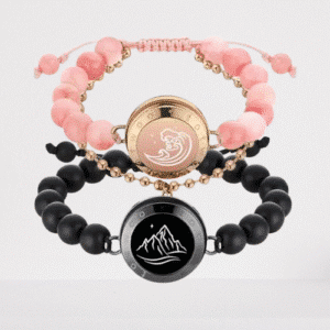 Bracelet couple distance touch