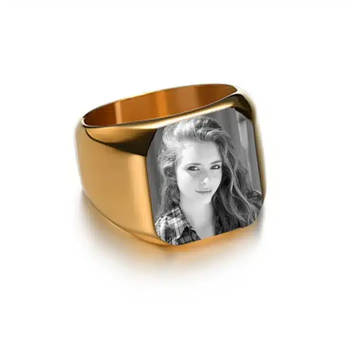 Bague couple personnalisée 3