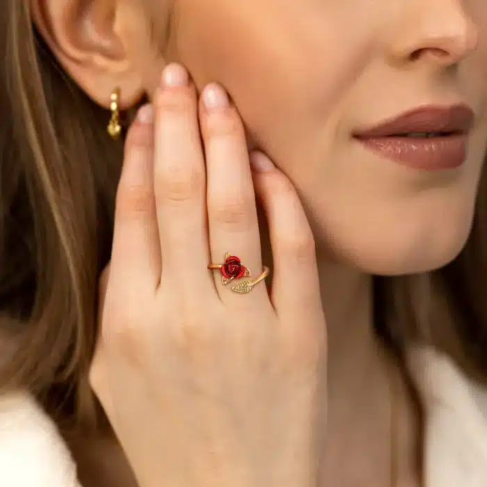 Rose éternelle bague 2