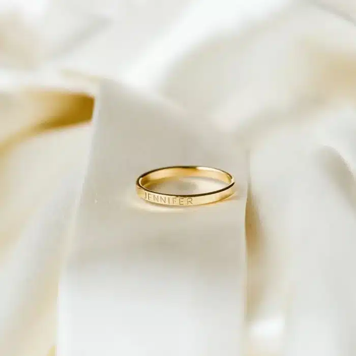 Bague couple Saint Valentin personnalisable 8