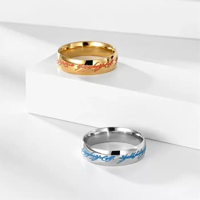 Bague couple assortie 2