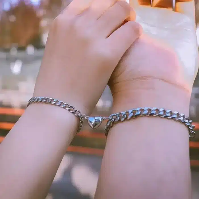 Bracelet chaine couple 1