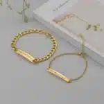 Bracelet couple personnalisable 2