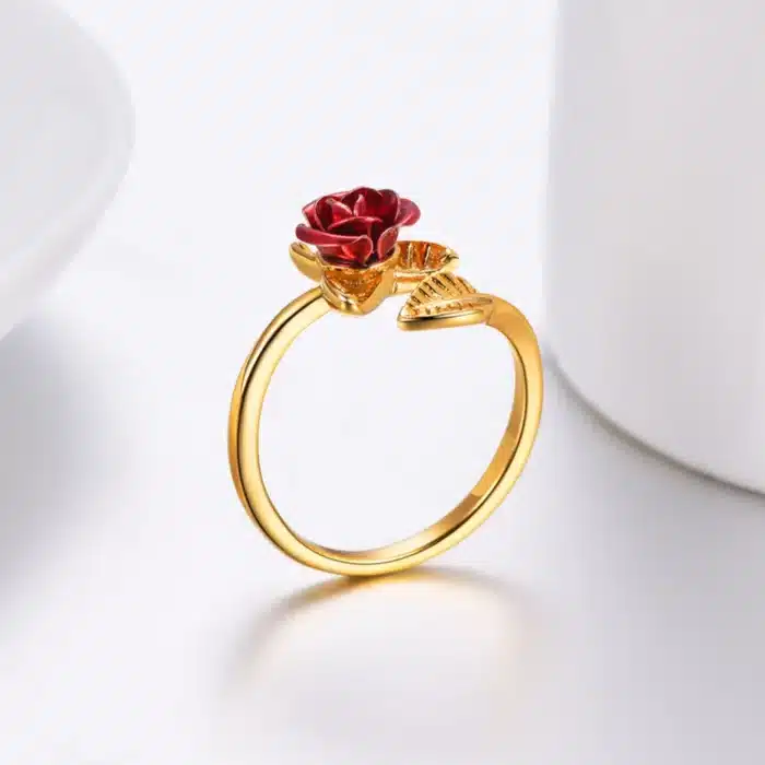 Rose éternelle bague 13
