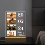 Lampe personnalisée couple 4