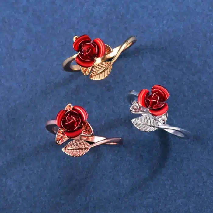 Rose éternelle bague 4