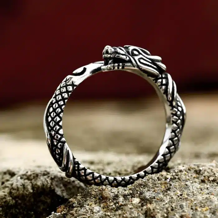 Bague dragon couple 1