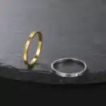 Bague couple Saint Valentin personnalisable 11