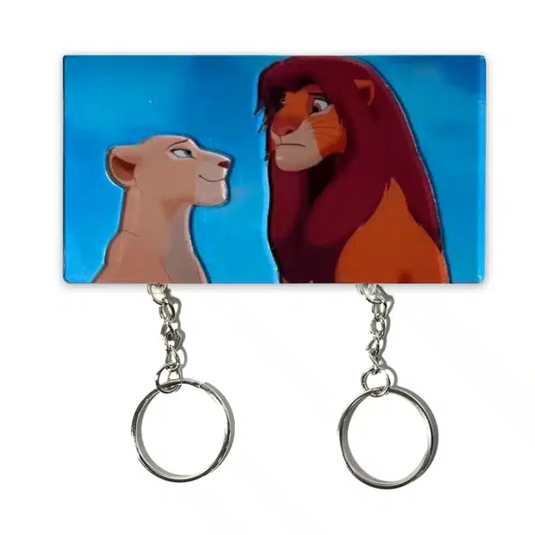 Porte clé couple mural 4