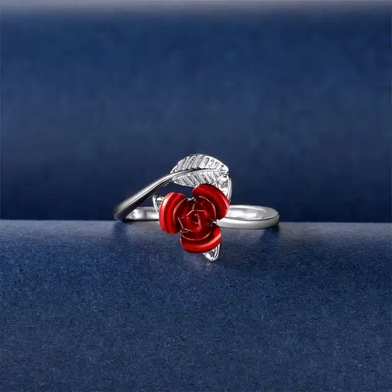 Rose éternelle bague 5