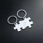 Porte clé puzzle couple personnalisable 1
