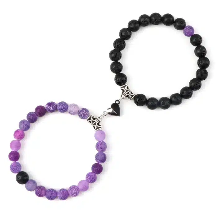Bracelet couple distance aimanté 5