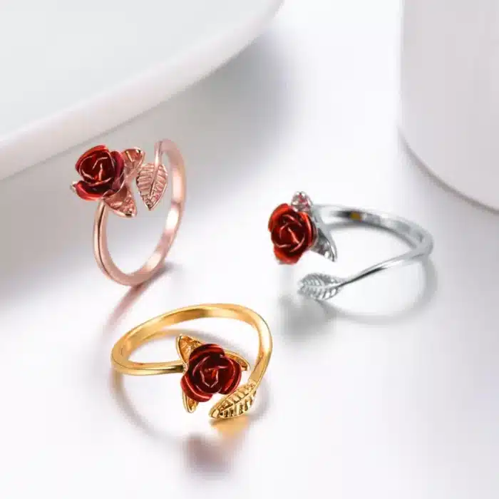 Rose éternelle bague 3