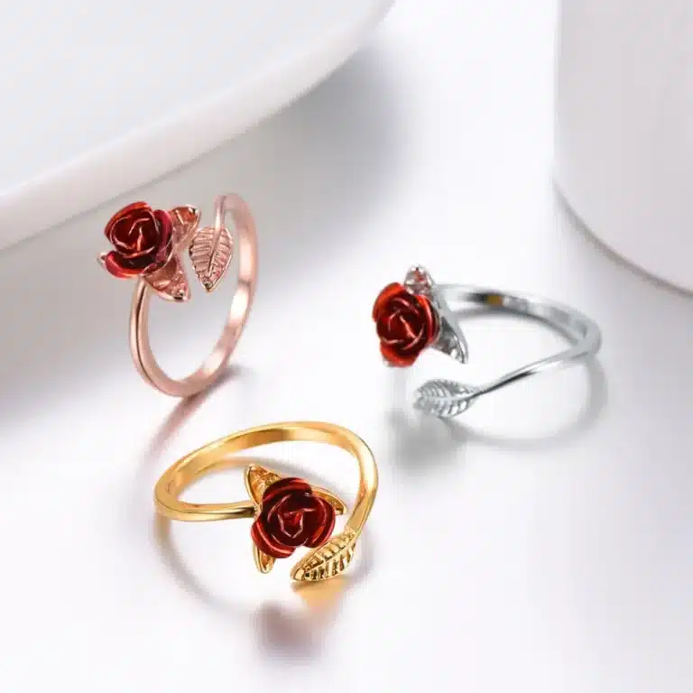 Rose éternelle bague 3