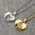 Collier couple personnalisable 3