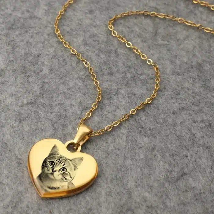 Collier couple personnalisable 5