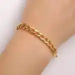 Bracelet couple acier inoxydable 5