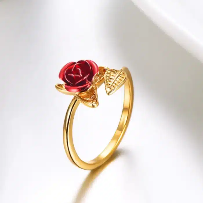Rose éternelle bague 12