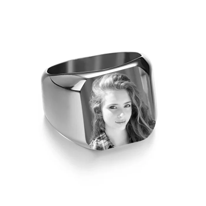 Bague couple personnalisée 2