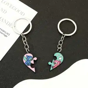 Porte clés Stitch couple 1