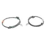 Bracelet couple aimanté coeur 2