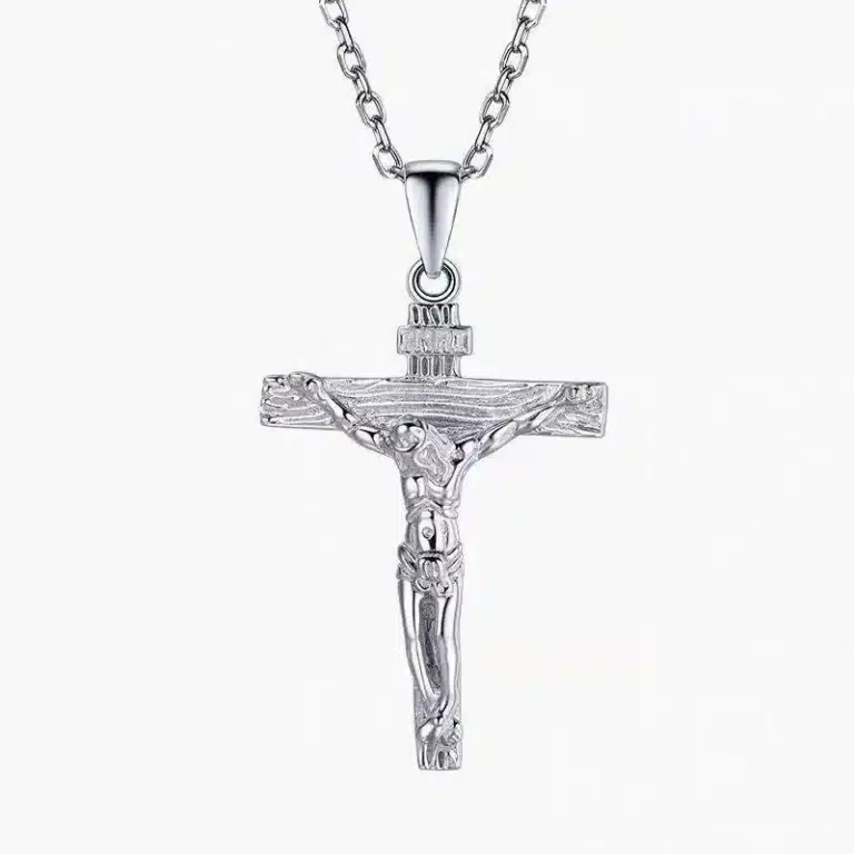 collier pendentif jésus croix couple 3