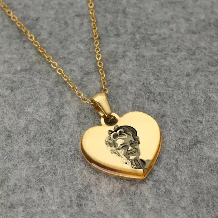 Collier couple personnalisable 2