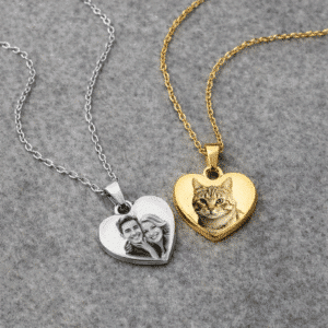 Collier couple personnalisable