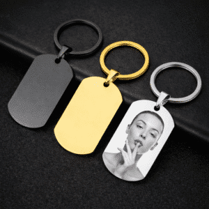 Porte clé couple photo
