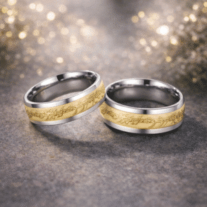 Bague duo couple