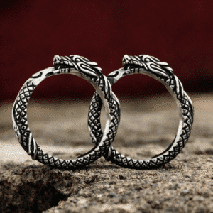 Bague dragon couple