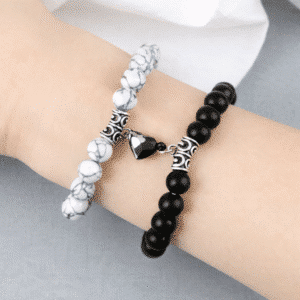 Bracelet couple distance aimanté
