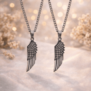 Collier couple aile