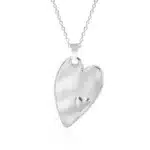 Collier coeur torsadé 5