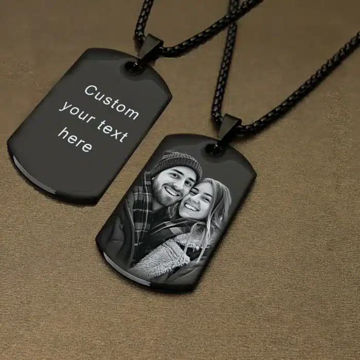 Collier couple avec date 5