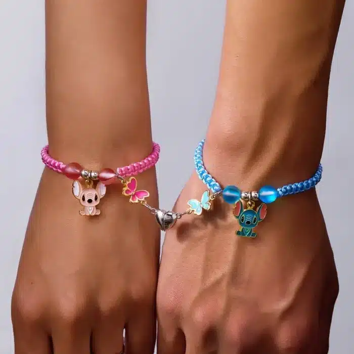 Bracelet couple aimanté Stitch 2