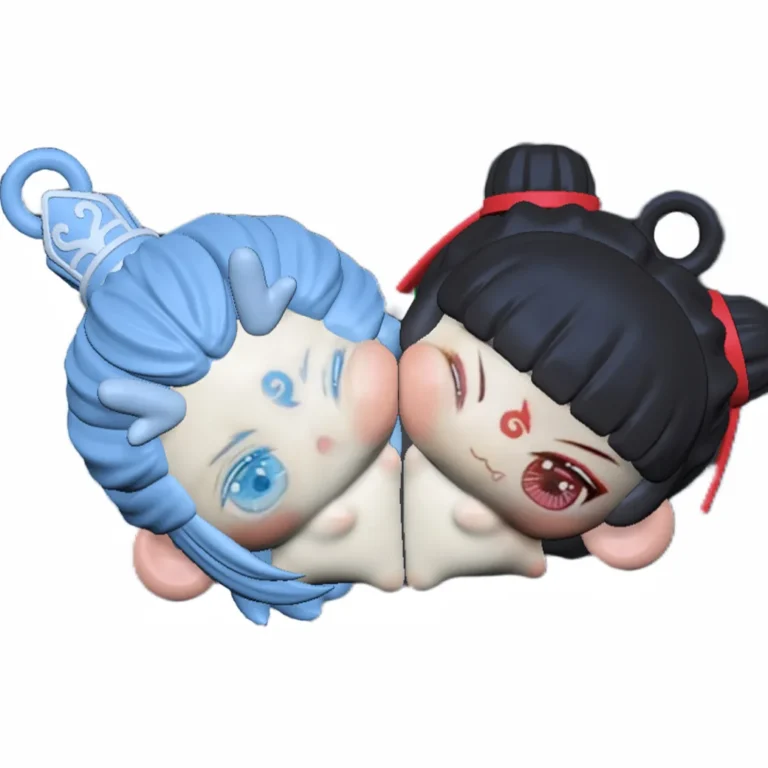 Porte clé articule couple 6