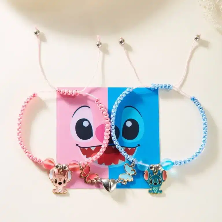 Bracelet couple aimanté Stitch 1