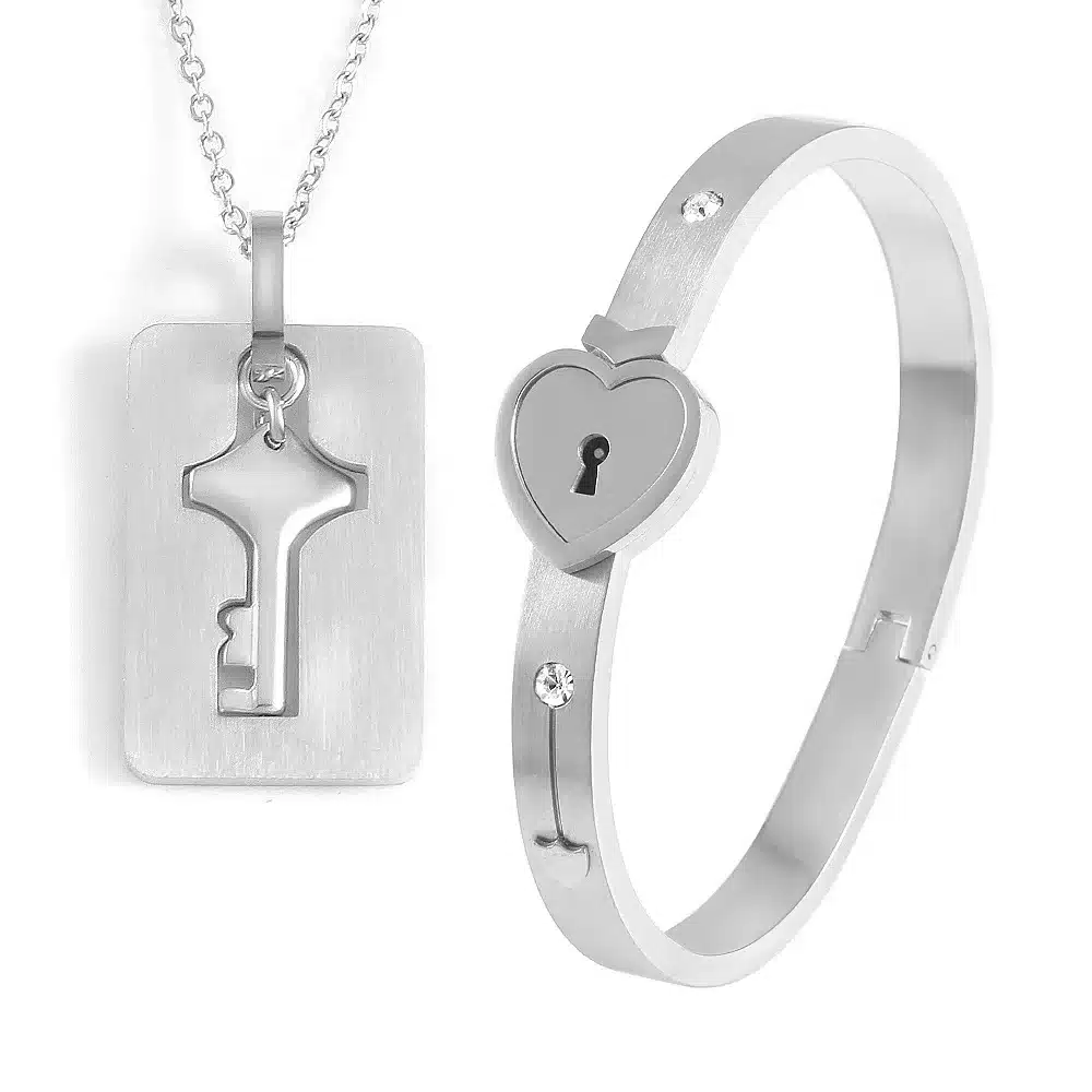 Collier bracelet couple