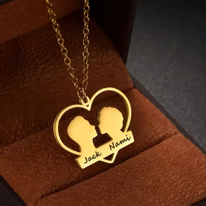 Collier couple prenom 2